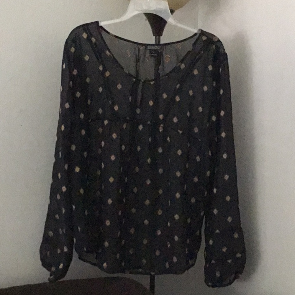 Woman’s sheer blouse